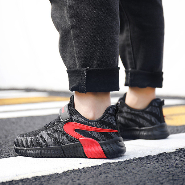 Adidași pentru copii în negru și albastru - pentru băieți