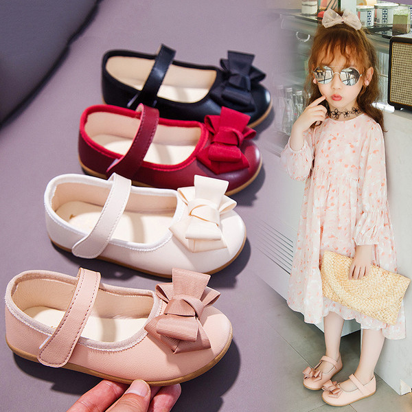 Pantofi moderni pentru copii cu o panglică-pentru fete