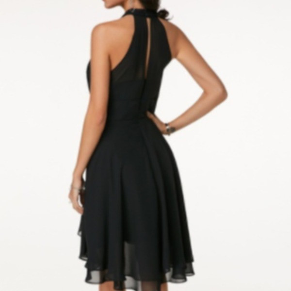 Ежедневна дамска рокля с голи рамене в три цвята асиметричен модел