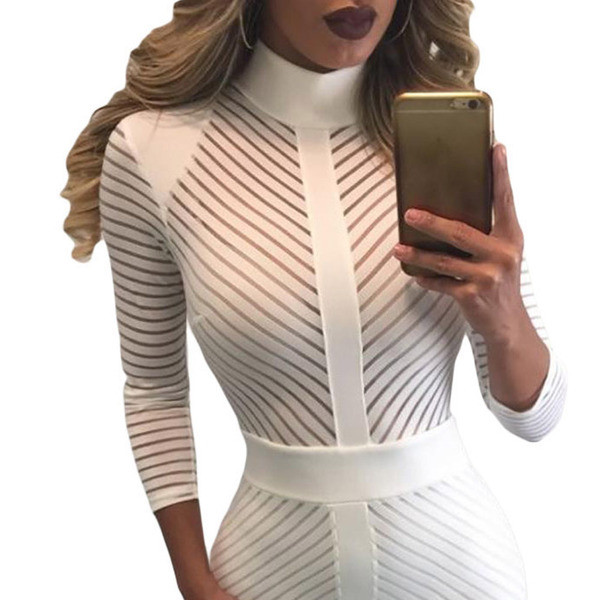 Rochie eleganta de dama cu maneci 3/4 si guler inalt in alb si negru