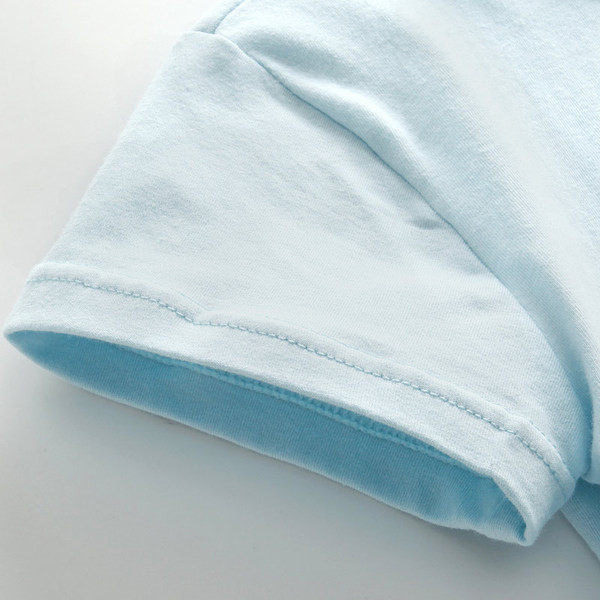 Tricou casual pentru copii in albastru pentru baieti