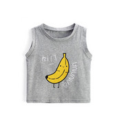 Maieu pentru copii de culoare gri cu aplicatie pentru baieti