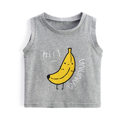 Maieu pentru copii de culoare gri cu aplicatie pentru baieti