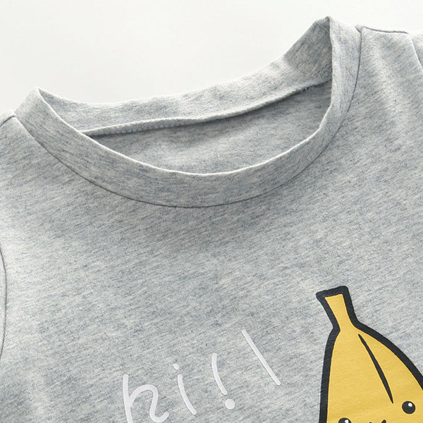 Maieu pentru copii de culoare gri cu aplicatie pentru baieti