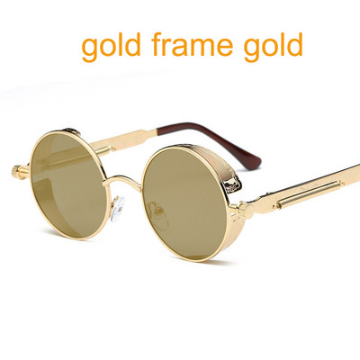 Нов модел мъжки слънчеви очила в кръгла форма в няколко цвята 