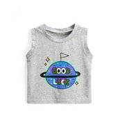 Maiou zilnic pentru copii pentru baieti - de culoare gri