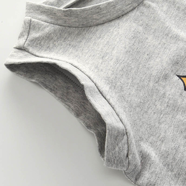 Maiou zilnic pentru copii pentru baieti - de culoare gri