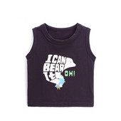 Top pentru copii de culoare neagră cu aplicație pentru băieți