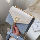 Geanta de dama moderna cu decor metalic in mai multe culori