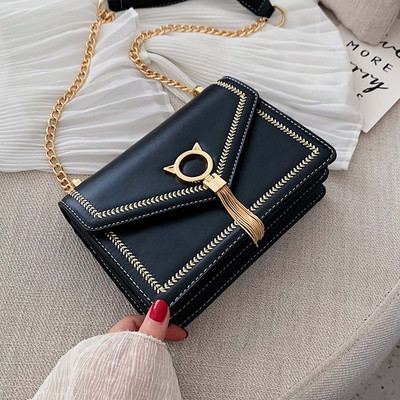 Geanta de dama moderna cu decor metalic in mai multe culori