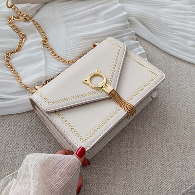 Geanta de dama moderna cu decor metalic in mai multe culori