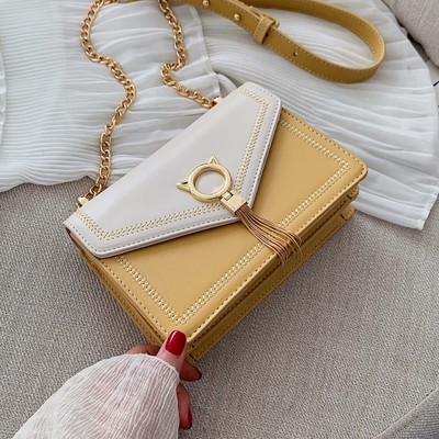 Geanta de dama moderna cu decor metalic in mai multe culori