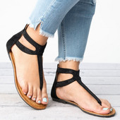 Sandale casual dama cu talpa plate si pietre in trei culori