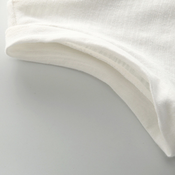 Maieu pentru copii pentru baieti - alb cu aplicatie