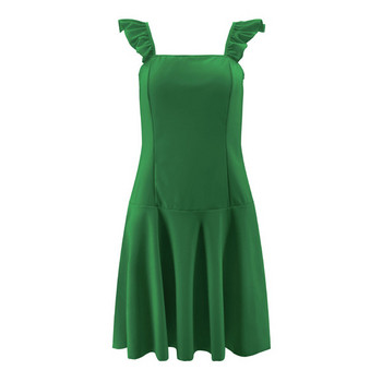 Rochie casual de dama in mai multe culori cu bretele late