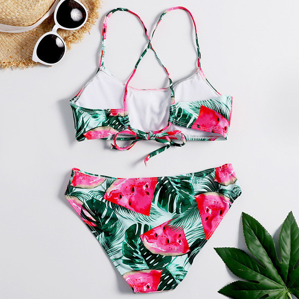 Цветен дамски бански  костюм от две  части