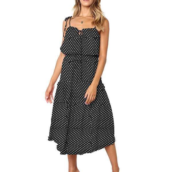 Rochie dama casual model asimetric cu bretele subtiri in mai multe culori