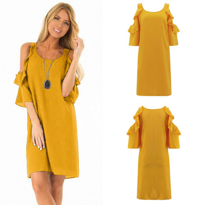 Új modell női ruha csupasz váll különböző vállakban