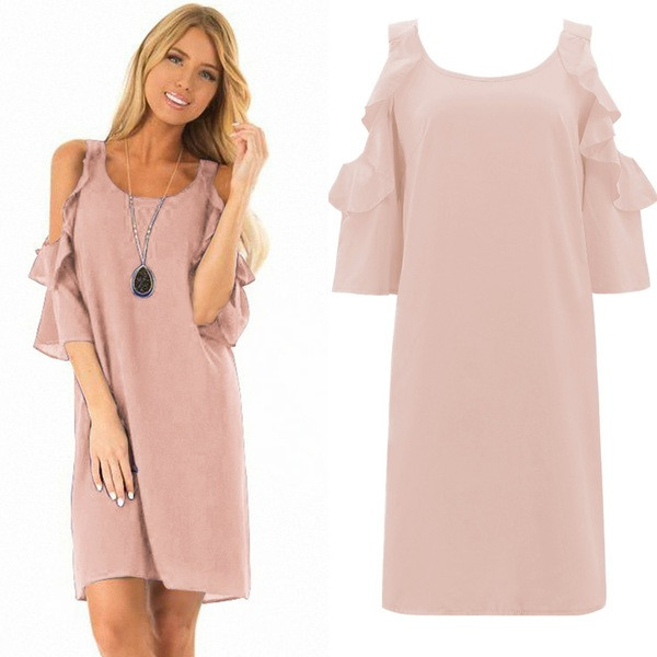 Új modell női ruha csupasz váll különböző vállakban