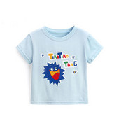 Tricou pentru copii cu aplicatie colorata - pentru baieti