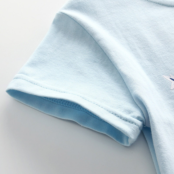 Tricou pentru copii cu aplicatie colorata - pentru baieti