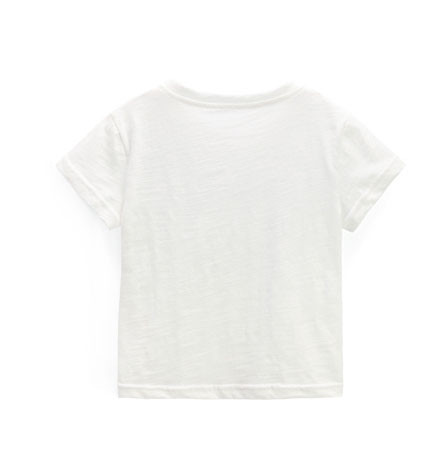 Tricou pentru copii pentru baieti - alb cu aplicatie