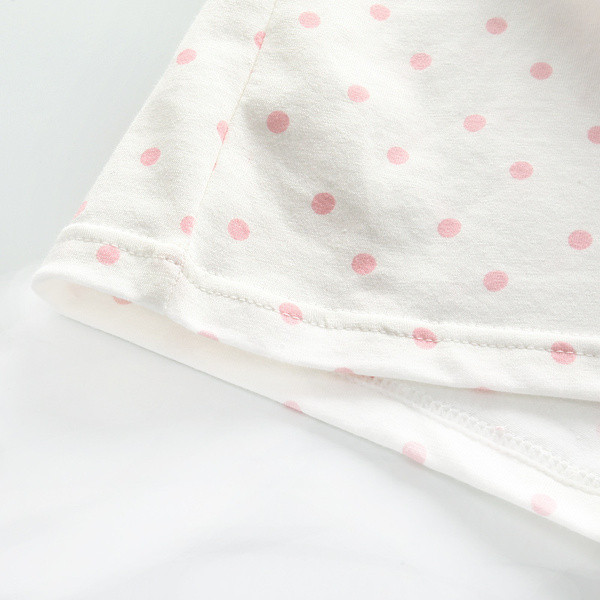 Maieu pentru fete pentru copii alb cu aplicatie