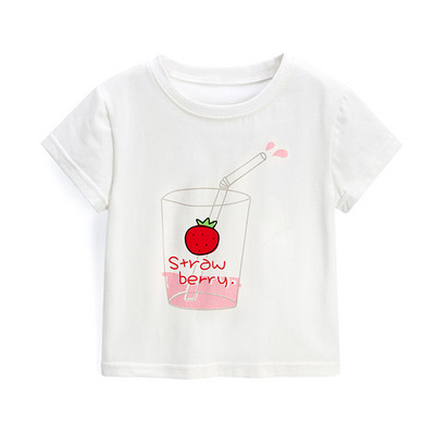 Tricou casual pentru copii cu aplicatie-pentru fete