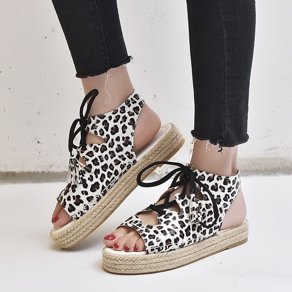 Sandale casual dama cu sireturi si talpa plata in mai multe culori