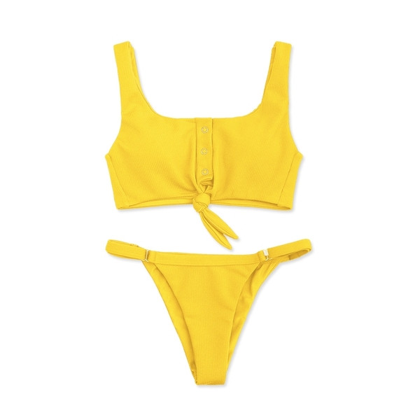 Γυναικείο μαγιό σε μαύρο, λευκό, κόκκινο, μπλε και κίτρινο χρώμα