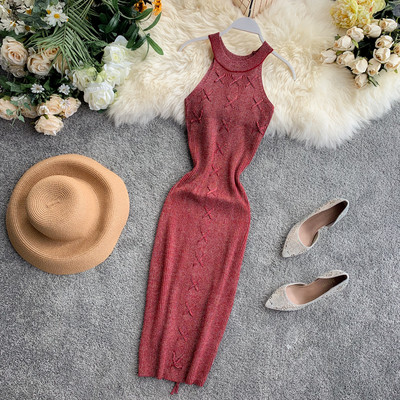 Rochie de dama stilata cu efect stralucitor in mai multe culori