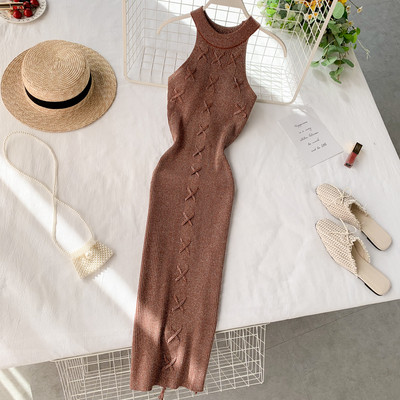 Rochie de dama stilata cu efect stralucitor in mai multe culori