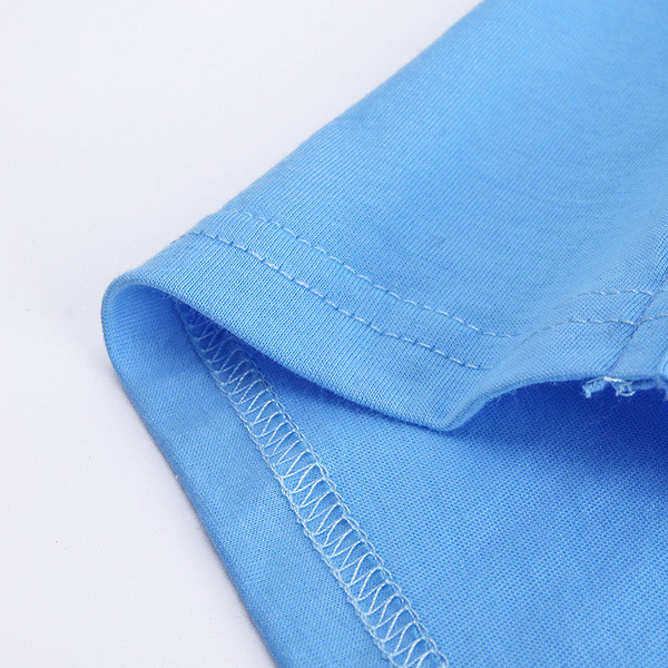 Tricou casual pentru copii in albastru cu aplicatii-pentru baieti