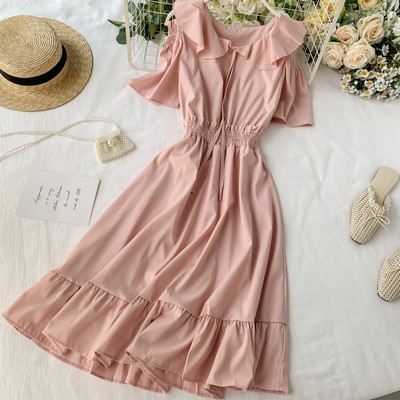 Rochie de dama cu elastic in mai multe culori