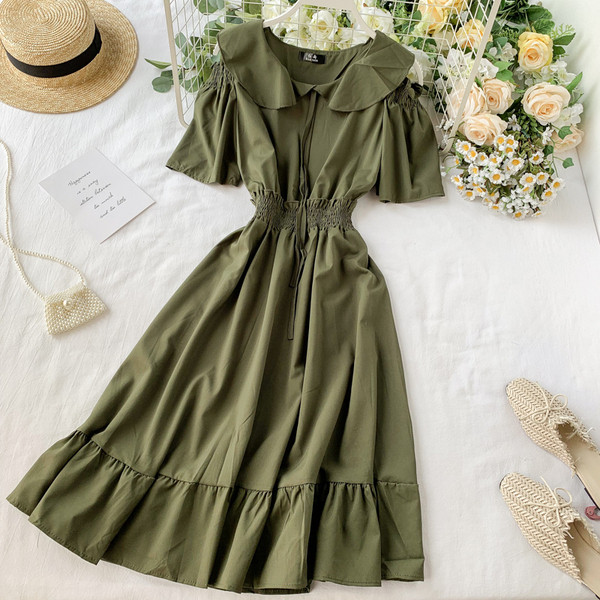 Rochie de dama cu elastic in mai multe culori