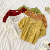 Camasa de dama cu maneca scurta in mai multe culori