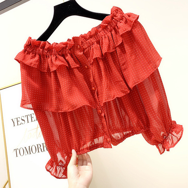 Cămașă modernă de damă cu nasturi în mai multe culori