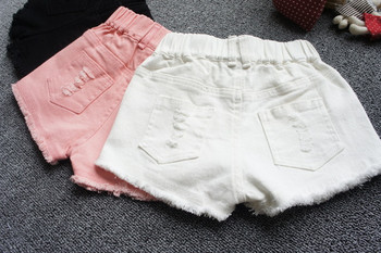 Детски къси панталони в три цвята за момичета