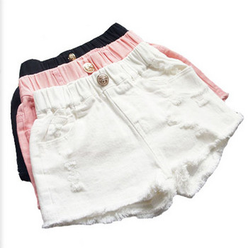 Детски къси панталони в три цвята за момичета