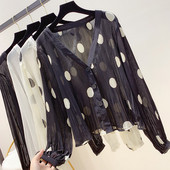 Cămașă elegantă de damă în alb și negru - două modele