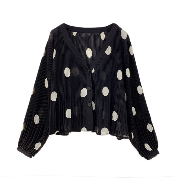 Cămașă elegantă de damă în alb și negru - două modele