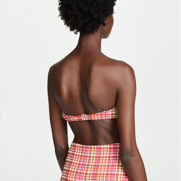 Costum de baie modern pentru femei din două piese cu bretele detașabile