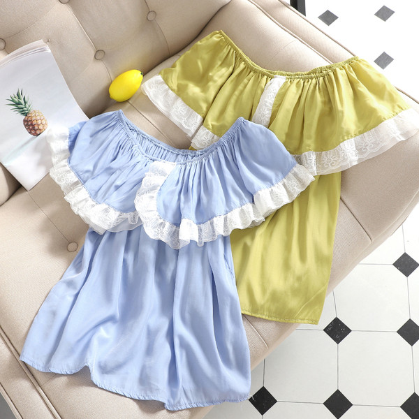 Bluza de dama moderna cu dantela in mai multe culori