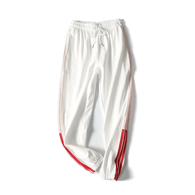 Pantaloni sport cu talie elastica in trei culori