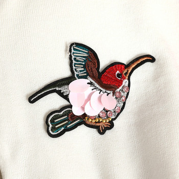 Rochie moderna de dama cu guler si broderie alb-negru