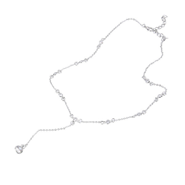 Colier de dama modern - de culoare argintie si aurie