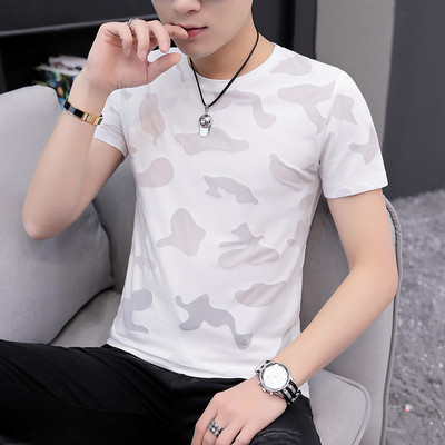 Нов модел мъжка тениска в няколко цвята с О-образно деколте