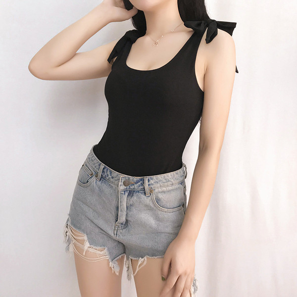 Body de dama zilnic cu cravate in negru