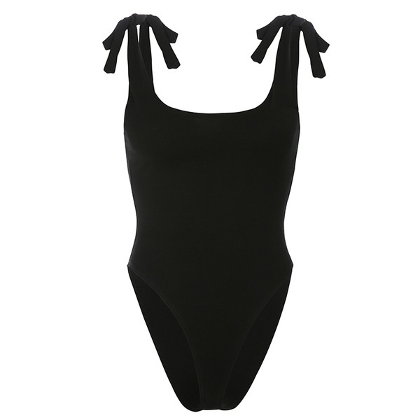 Body de dama zilnic cu cravate in negru