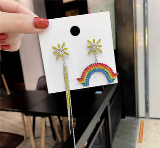 Cercei moderni de dama cu pietre - doua modele